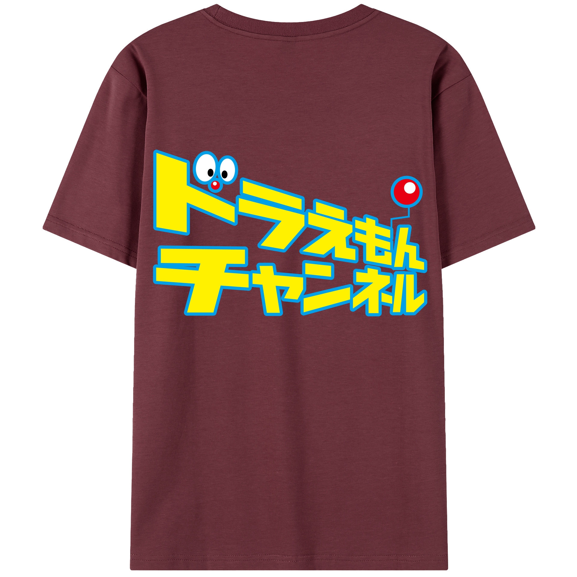 （画像用） ドラえもん Doraemon 綿100％半袖Tシャツ（背面プリント）